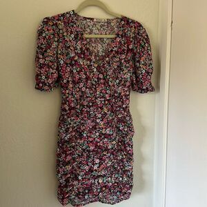 Stradivarius mini floral cotton dress M